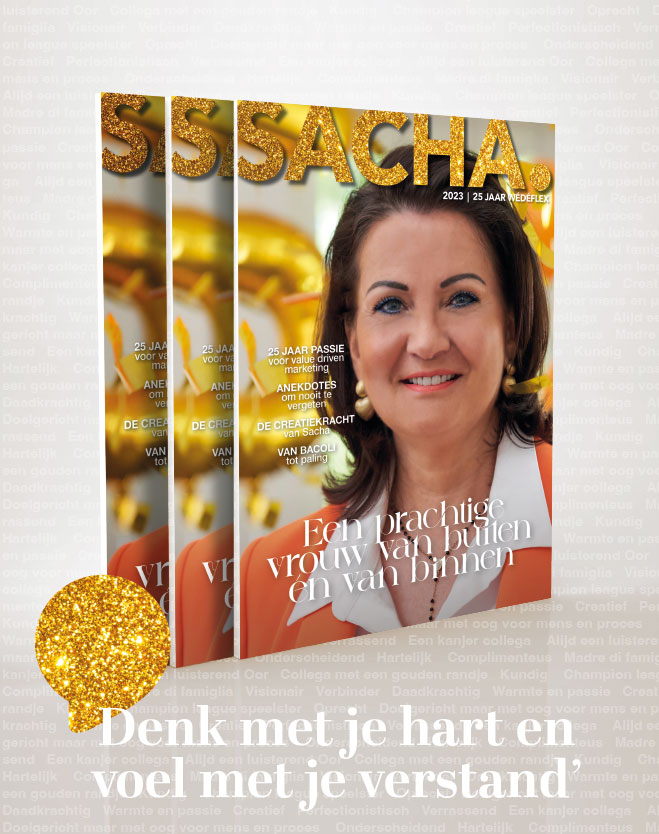 Sacha werkt 25 jaar bij Wedeflex