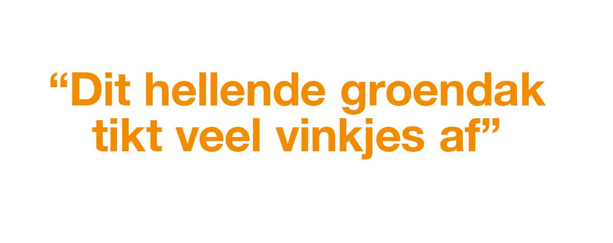 tekst: dit hellend dak tikt veel vinkjes af