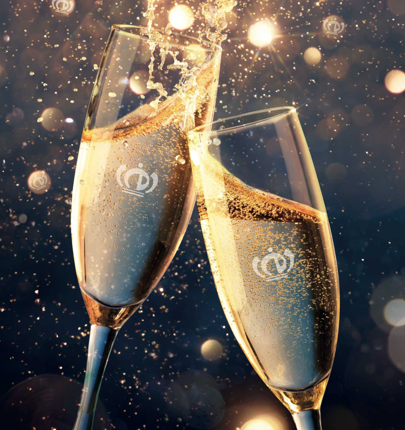 proostende wedeflex champagne glazen