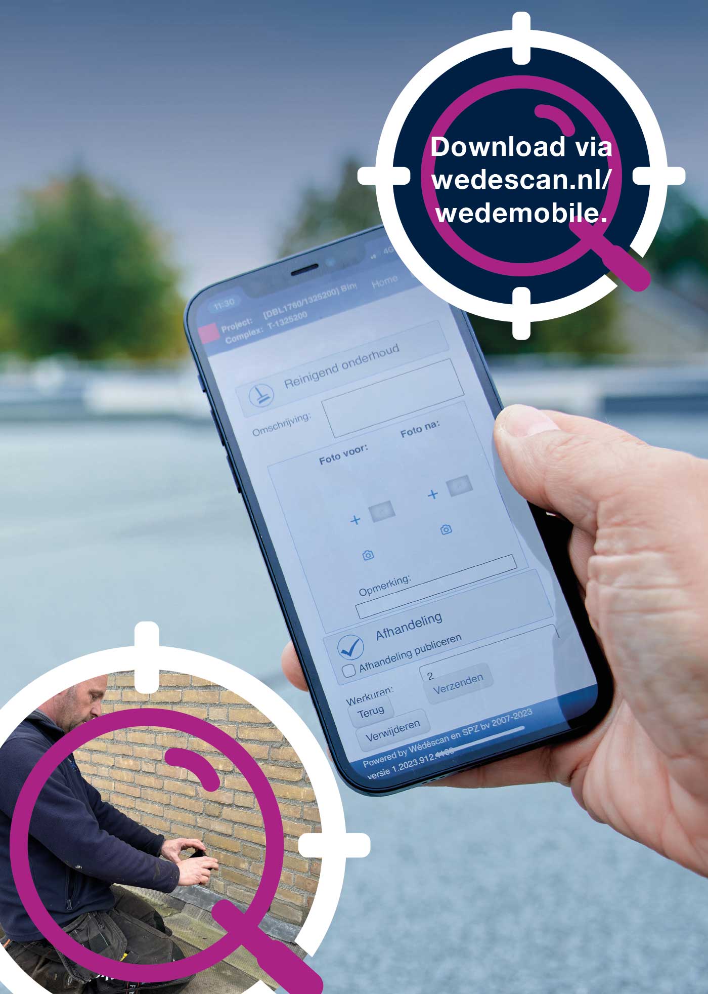 wedescan mobiele app