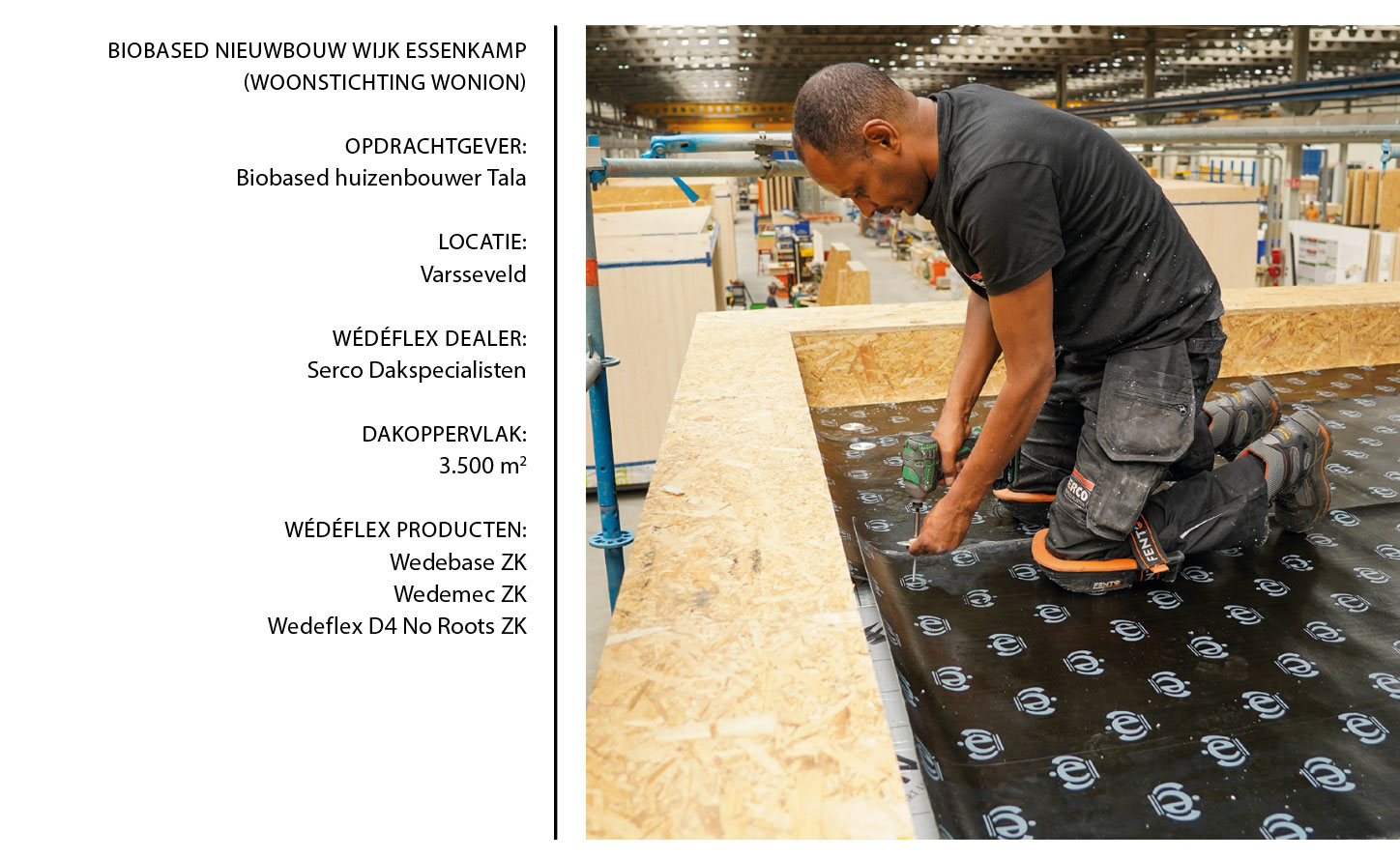 dakbedekking op modulaire woning